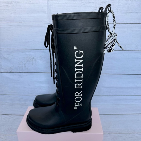 Off-White “For Riding” boots Women size 5 - Picture 3 of 14